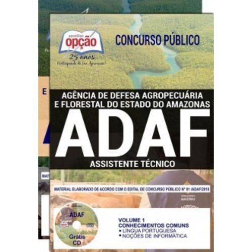 Apostila Concurso Adaf 2018 - Assistente Técnico