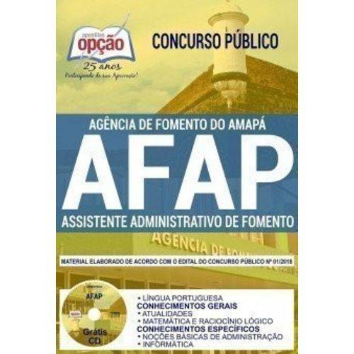 Apostila Concurso Afap 2019 - Assistente Administrativo