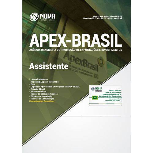Apostila Concurso Apex-brasil 2018 - Assistente