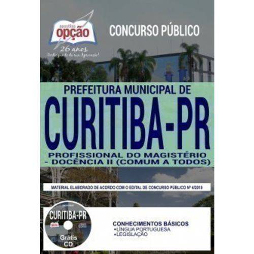 Apostila Concurso Curitiba Pr 2019 - Docência Ii