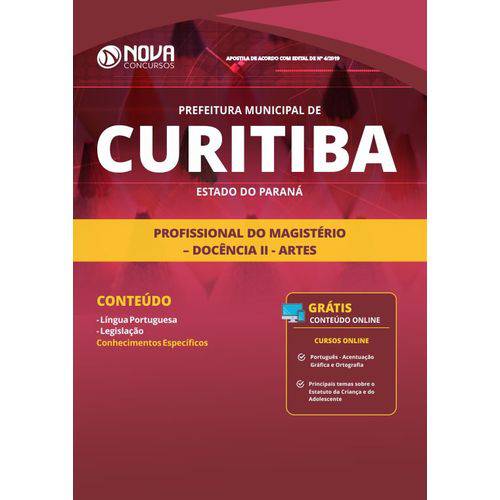 Apostila Concurso Curitiba Pr 2019 - Professor - Artes