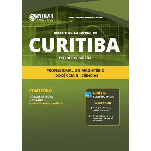 Apostila Concurso Curitiba Pr 2019 - Professor - Ciências