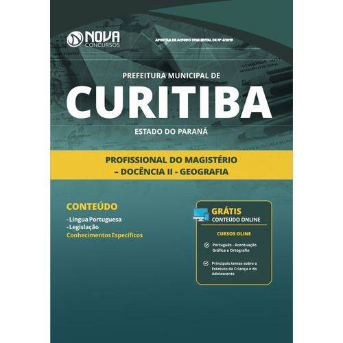Apostila Concurso Curitiba Pr 2019 - Professor - Geografia