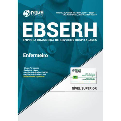 Apostila Concurso Ebserh 2018 - Enfermeiro