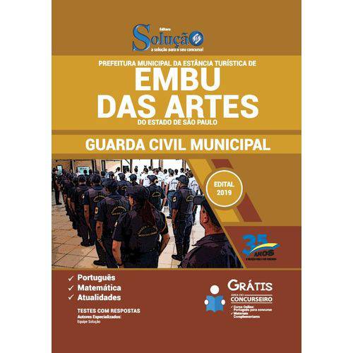 Apostila Concurso Embu das Artes Sp 2019 - Guarda Civil Municipal