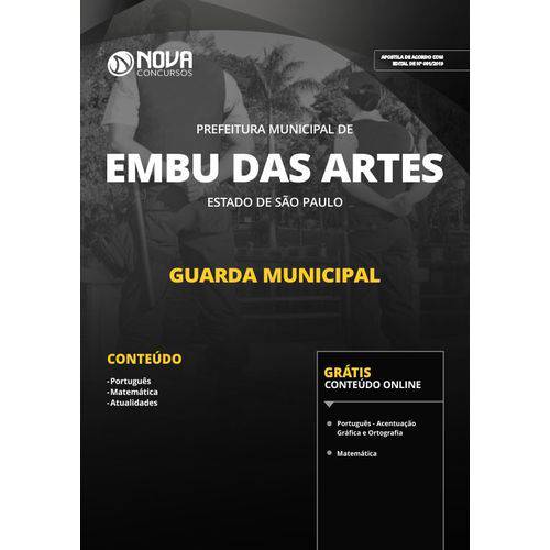 Apostila Concurso Embu das Artes Sp 2019 - Guarda Municipal