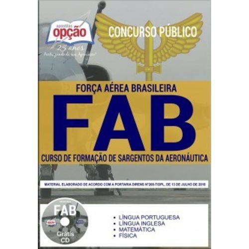 Apostila Concurso FAB 2018 - Formação de Sargentos da Aeronáutica