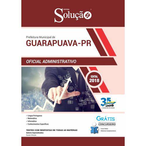 Apostila Concurso Guarapuava Pr 2019 - Oficial Administrativo