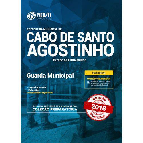 Apostila Concurso Guarda Municipal - Cabo de Santo Agostinho - Pe 2019