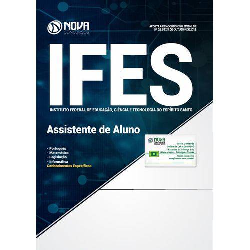 Apostila Concurso Ifes 2019 - Assistente de Aluno