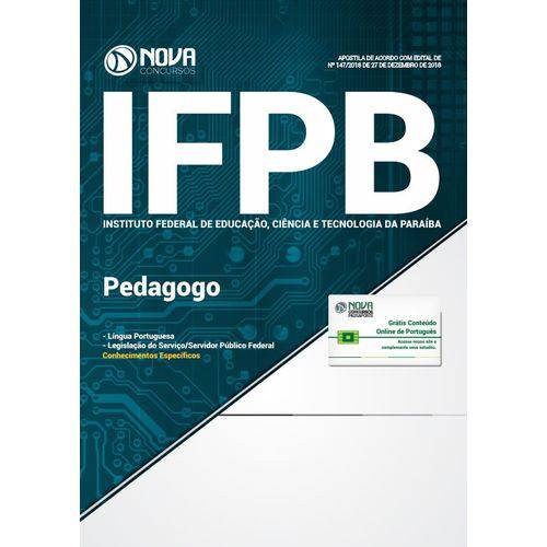 Apostila Concurso Ifpb 2019 - Pedagogo