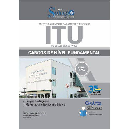 Apostila Concurso ITU SP - Nível Fundamental (Comum a Todos)