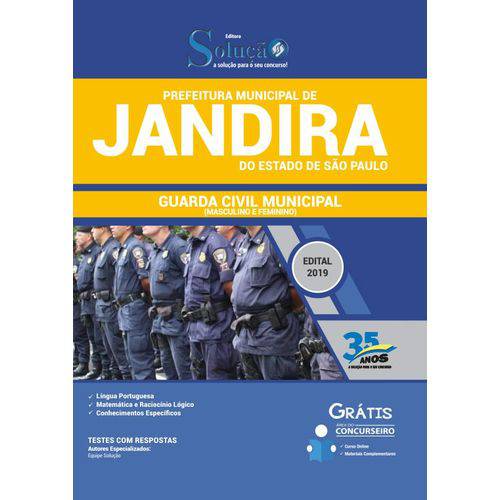 Apostila Concurso Jandira 2019 - Guarda Civil Municipal