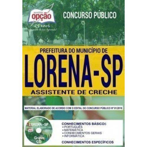 Apostila Concurso Lorena Sp 2019 - Assistente de Creche