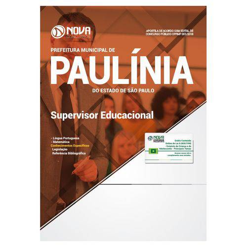 Apostila Concurso Paulínia 2018 - Supervisor Educacional