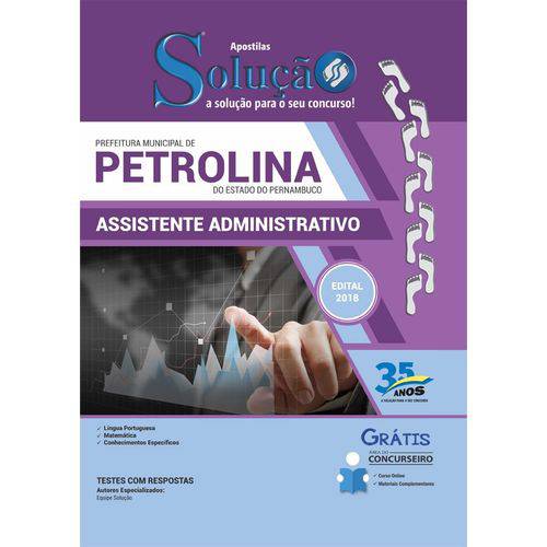 Apostila Concurso Petrolina 2019 - Assistente Administrativo