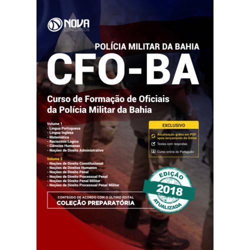 Apostila Concurso Pm Ba 2018 - Cfo - Formação Oficiais