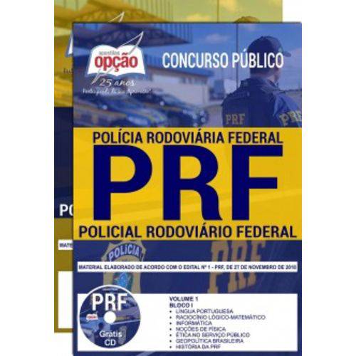 Apostila Concurso Prf 2019 - Policial Rodoviário Federal - Editora Opção