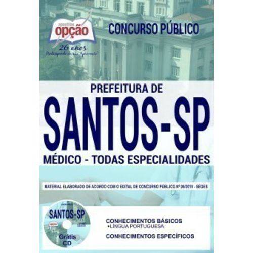 Apostila Concurso Santos 2019 Médico - Todas Especialidades