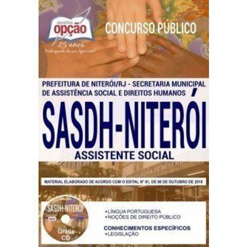 Apostila Concurso Sasdh Niterói 2018 - Assistente Social