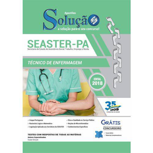 Apostila Concurso Seaster-pa 2019 - Técnico de Enfermagem
