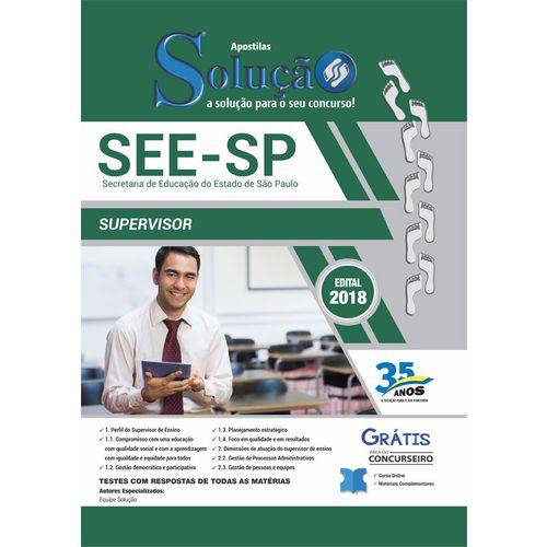 Apostila Concurso See Sp 2019 - Supervisor de Ensino