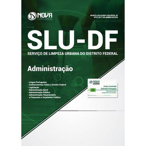 Apostila Concurso Slu Df 2019 - Administração