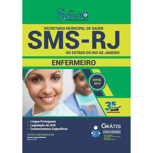 Apostila Concurso SMS Rj 2019 - Secretaria Saúde - Enfermeiro
