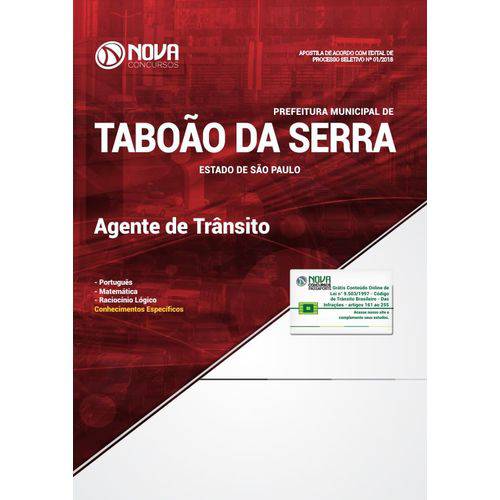 Apostila Concurso Taboão da Serra 2019 - Agente de Trânsito