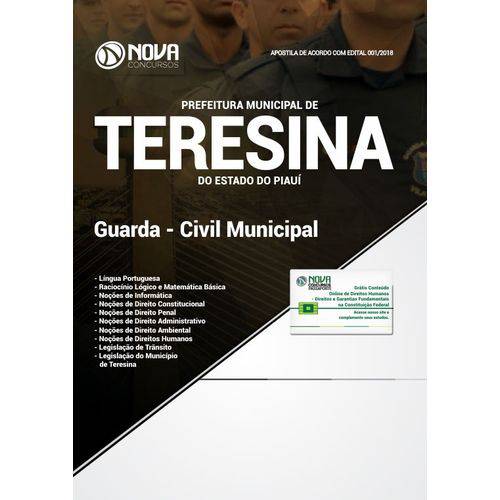 Apostila Concurso Teresina 2019 - Guarda Civil Municipal