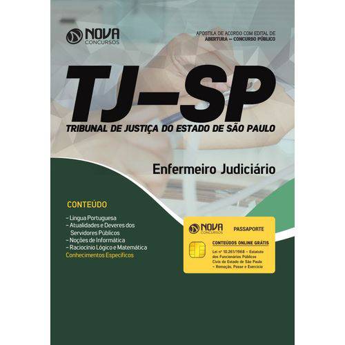 Apostila Concurso Tj Sp 2019 - Enfermeiro Judiciário