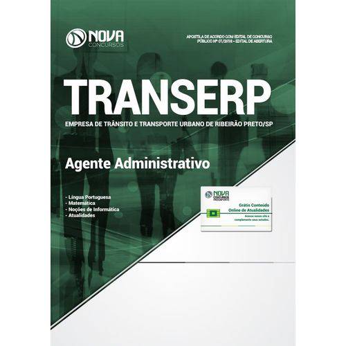 Apostila Concurso Transerp 2019 - Agente Administrativo