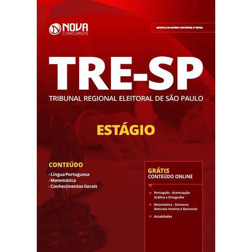 Apostila Concurso Tre Sp 2019 - Estagiário