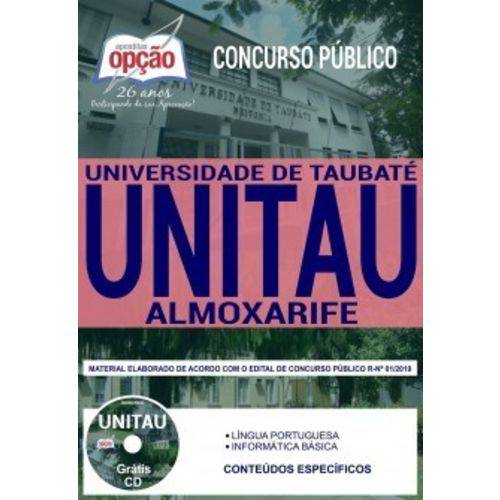 Apostila Concurso Unitau 2019 - Almoxarife