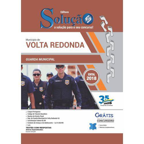 Apostila Concurso Volta Redonda Rj 2019 - Guarda Municipal