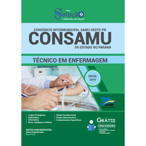 Apostila Consamu 2019 - Técnico em Enfermagem