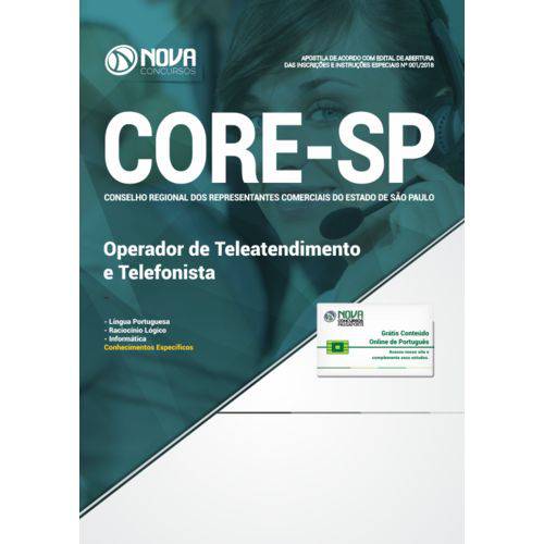 Core-sp - Operador de Teleatendimento e Telefonista
