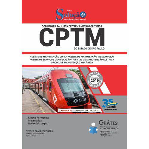 Apostila CPTM-SP 2019 - Agente de Manutenção Civil