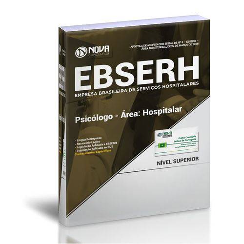 Apostila Ebserh 2018 - Psicólogo - Área: Hospitalar