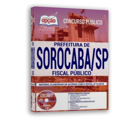 Apostila Fiscal Público  Concurso Sorocaba 2019