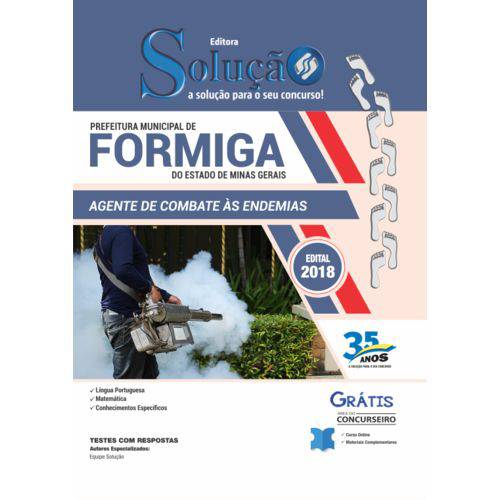 Apostila Formiga Mg 2019 Agente Combate as Endemias