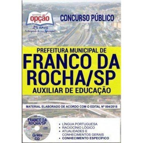 Apostila Franco da Rocha Sp 2019 - Auxiliar Educação