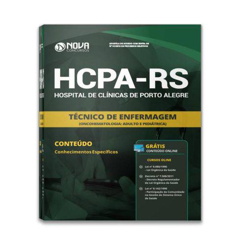 Apostila HCPA RS 2019 - Técnico de Enfermagem
