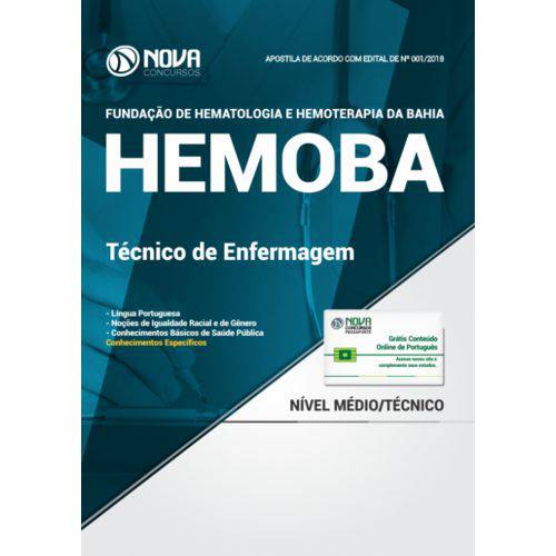 Apostila Hemoba 2018 - Técnico de Enfermagem