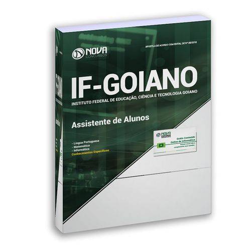 Apostila IF Goiano 2019 - Assistente de Alunos