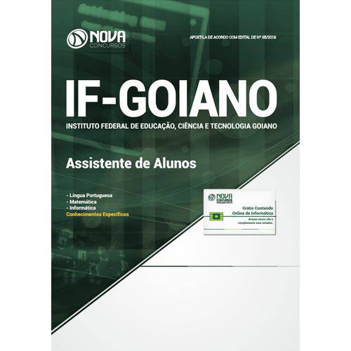 Apostila If Goiano 2019 - Assistente de Alunos