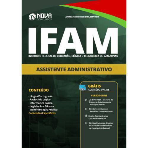Apostila Ifam Assistente Administração Instituto Federal Am