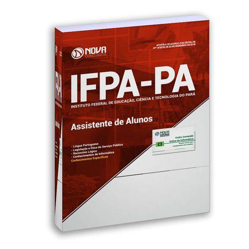 Apostila IFPA-PA 2019 - Assistente de Alunos
