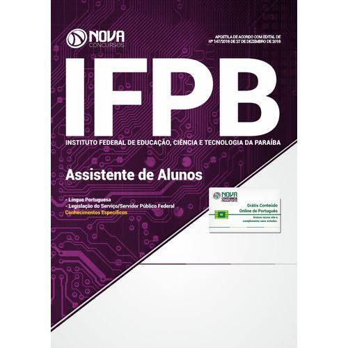 Apostila Ifpb 2019 - Assistente de Alunos