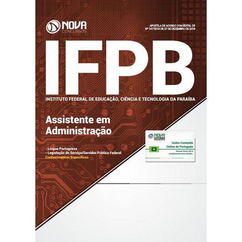 Apostila IFPB 2019 - Assistente em Administração